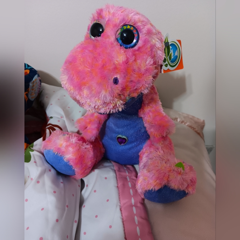 nwt pink dinosaur wild republic